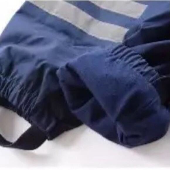 New 4 T Navy blue top quality rain pants overalls 110 cm - Picture 3 of 9